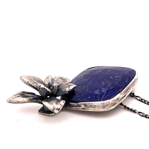 Lapis Lazuli Succulent Necklace