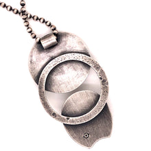 Load image into Gallery viewer, Labradorite Moon Phase Necklace