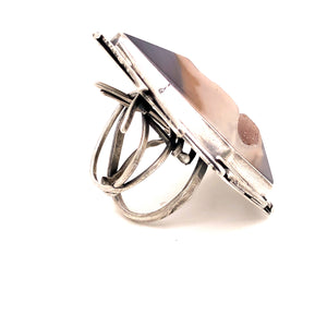 Agate Druzy Chaos Ring