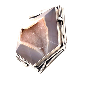 Agate Druzy Chaos Ring