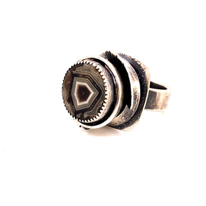Art Deco Agate Ring