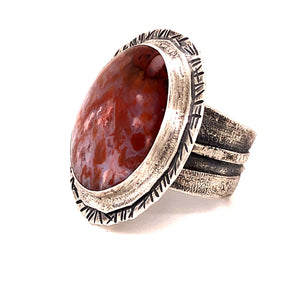 Confetti Agate Ring
