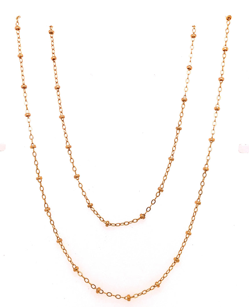Double Strand Gold Choker