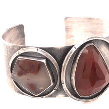 Load image into Gallery viewer, Carnelian and Moss Agate Cuff