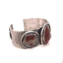 Load image into Gallery viewer, Carnelian and Moss Agate Cuff