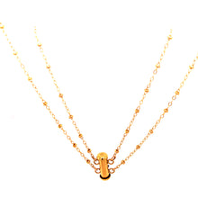 Load image into Gallery viewer, Double Strand Gold Choker