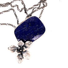 Load image into Gallery viewer, Lapis Lazuli Succulent Necklace