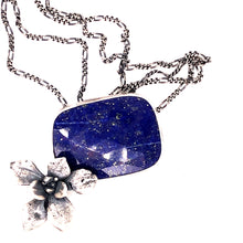 Load image into Gallery viewer, Lapis Lazuli Succulent Necklace