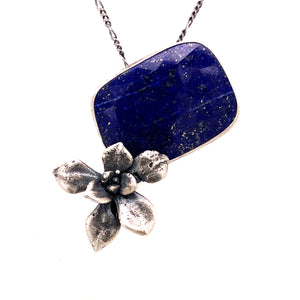Lapis Lazuli Succulent Necklace