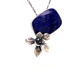 Load image into Gallery viewer, Lapis Lazuli Succulent Necklace