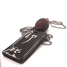 Load image into Gallery viewer, James Garnett Porcelain and African Bead Necklace
