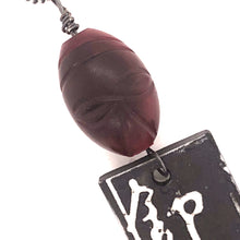 Load image into Gallery viewer, James Garnett Porcelain and African Bead Necklace