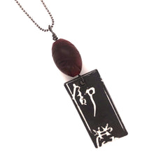 Load image into Gallery viewer, James Garnett Porcelain and African Bead Necklace