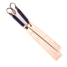 Load image into Gallery viewer, James Garnett Porcelain and Lapis Lazuli Earrings