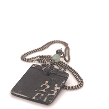 Load image into Gallery viewer, James Garnett Porcelain and Moss Agate Necklace