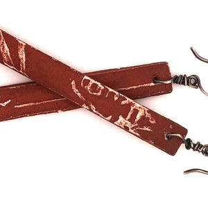 James Garnett Porcelain Terra Cota Long Earrings