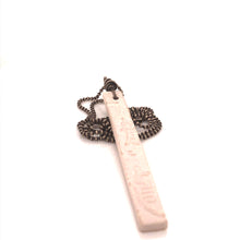 Load image into Gallery viewer, James Garnett Porcelain Bar Necklace