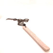 Load image into Gallery viewer, James Garnett Porcelain Bar Necklace