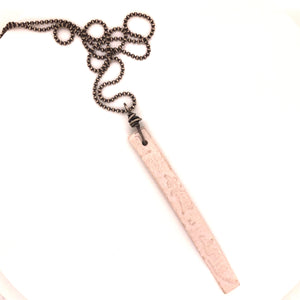 James Garnett Porcelain Bar Necklace