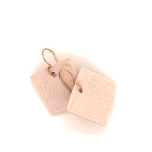 Load image into Gallery viewer, James Garnett Porcelain Medium Square Earrings