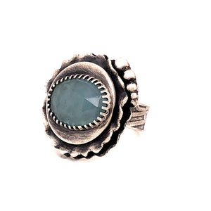 Sapphire Ruffle Ring